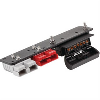 OEX Mounting Plate for 7 Pin Flat Trailer Socket and 50A Anderson Connecto