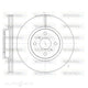 BRAKE DISC FRONT SUITABLE FOR TOYOTA 275mm DR9632V