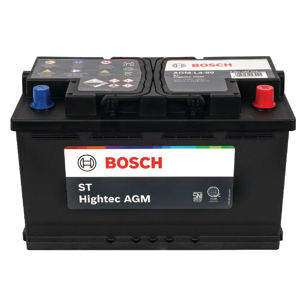 BOSCH 12V START STOP BATTERY AGM 800CCA - AGM-L4-80