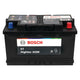 BOSCH 12V START STOP BATTERY AGM 800CCA - AGM-L4-80
