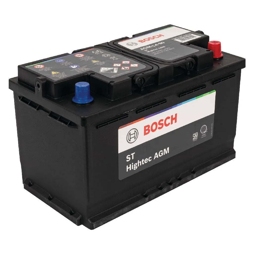 BOSCH 12V START STOP BATTERY AGM 800CCA - AGM-L4-80