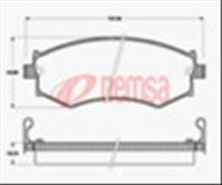 Remsa FRONT DISC BRAKE PADS - NISSAN BLUEBIRD EU14 97-02 DB1165 UC