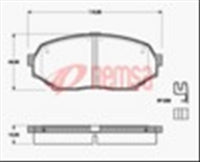 Remsa FRONT DISC BRAKE PADS - MAZDA MX5 89-92 DB1178 E