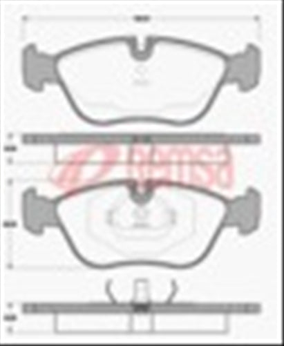 FRONT DISC BRAKE PADS - VOLVO 850 92-97 DB1261 E 044600