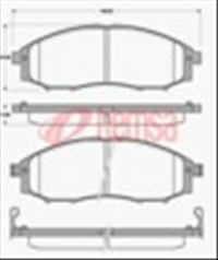 Remsa FRONT DISC BRAKE PADS - NISSAN NARVA D22 4WD 97- DB1439 UC