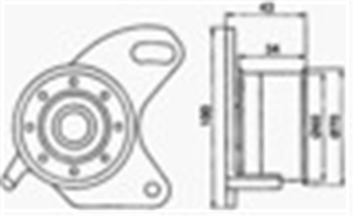 TENSIONER HYUNDAI H100 MITSIBISHI 4D56 24317-42020