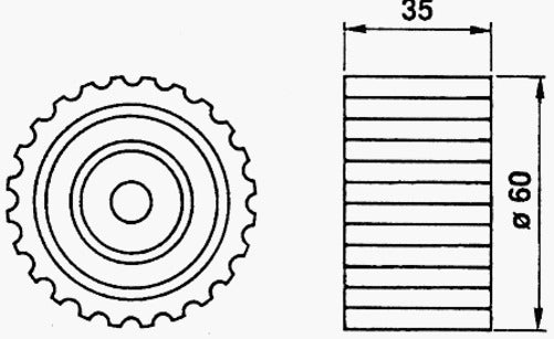 Subaru FORESTER CAMBELT KIT SF5-S10SF EJ202, SOHC INCL. WATER PUMP
