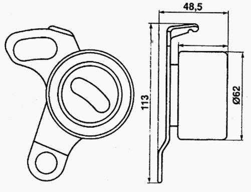 Toyota HILUX CAMBELT KIT LN167 / 5L, SOHC INCL. WATER PUMP