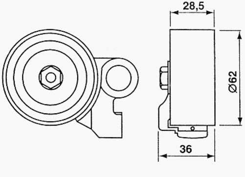 Toyota CAM BELT KIT TOYOTA 1KZ-TE, INCLUDES WATER PUMP