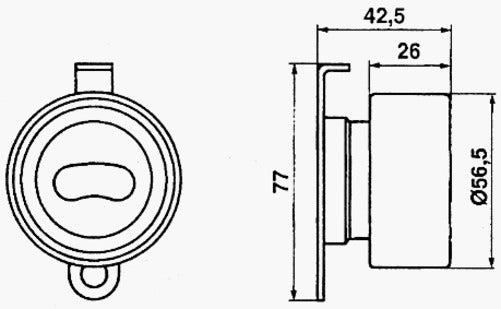 Honda CIVIC CAMBELT KIT, SOHC INCL. WATER PUMP