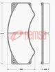 Remsa DISC BRAKE PADS DAF IVENCO LEYLAND
