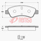Remsa FRONT DISC BRAKE PADS - CIT PEUG REN  XSARA HDI 00- FDB1399 E