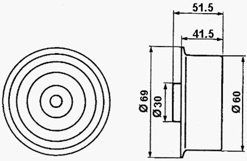 T/I MAZ 929 HD HE 3.0 V6 91-97 JE48-12-740