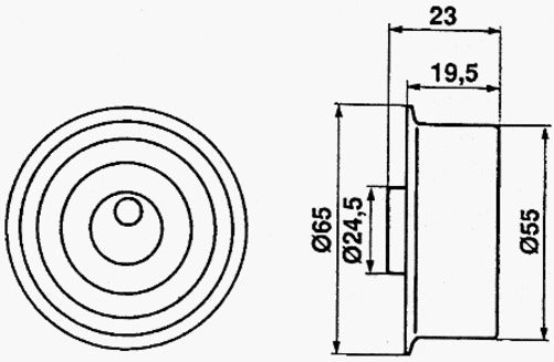 Mitsubishi CAM BELT KIT MITSUBISHI L200 K65 4G64 8V
