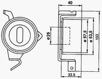 Mitsubishi LIBERO CAMBELT KIT, SOHC INCL. WATER PUMP
