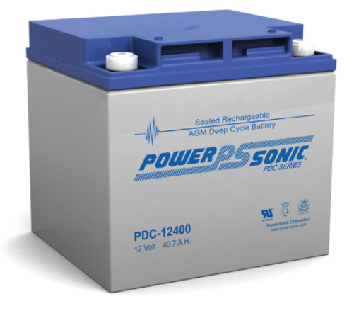 POWERSONIC AGM D/CYCLE 12V-40.7A/
