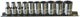 SP Tools S/SET RAILS 1/4 DR 10PCE 6PT METRIC
