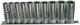 SP Tools Deep Socket Rail Set 10pc 3/8 Dr Metric- 6pt