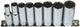 SP Tools S/SET RAILS 3/8 DR DEEP 8PCE 6PT SAE