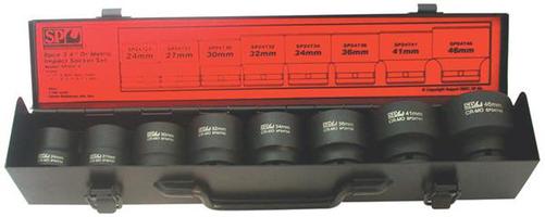 SP Tools S/SET IMPACT 3/4 DRIVE 8 PCE METRIC