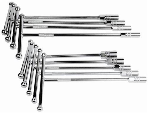 SP Tools SOCKET SET 9PCE T-HANDLE WITH BALL END