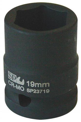 SP Tools SOCKET IMPACT 1/2 DR 6PT METRIC 19MM
