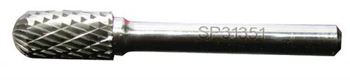 SP Tools BURR CYLINDER BALL NOSE 10MMX20MM ALLOY