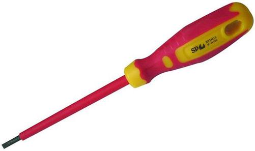 SP Tools SCREWDRIVER INSULATED FLAT 4.0X0.8X100