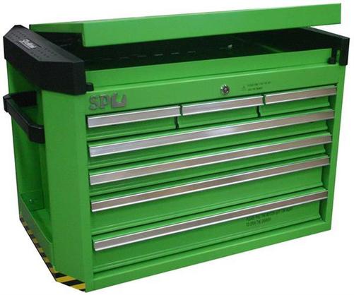 SP Tools TOOL BOX STEEL 26 7 DRAW GREEN