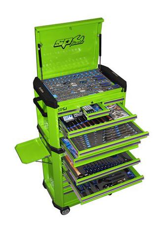 SP Tools 231PC METRIC/SAE TOOL KIT IN GREEN