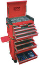 SP Tools TOOLKIT 408 PCE MET/SAE RED