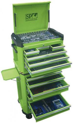 SP Tools TOOLKIT 408 PCE MET/SAE GREEN