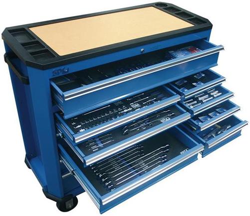 SP Tools TOOLKIT 360 PCE MET/SAE BLUE ROLL CAB