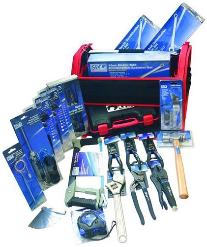 SP Tools 154PC TOOL KIT IN RUGGED CANVAS BAG
