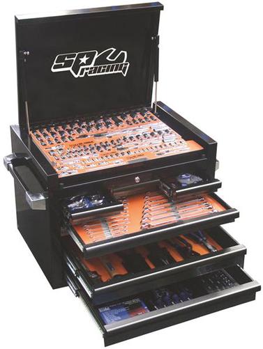 SP Tools MOTORSPORT TOOL KIT 259PC MIDNIGHT BLACK