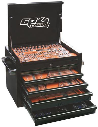SP Tools MOTORSPORT TOOL KIT 348PC MIDNIGHT BLACK