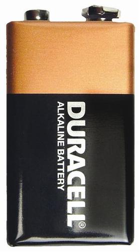 DURACELL BATTERY ALKALINE 9 VOLT