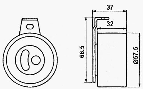 TJB Timing Belt Tensioner