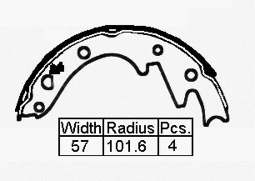 Bendix B/S F/R FRD FALCON XL-XP 60-66 2