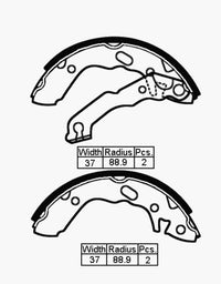 Remsa B/S R HYU ACCENT 94- 180 X 37MM