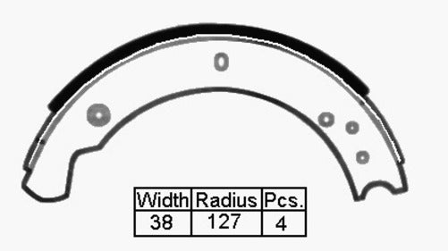 Remsa B/S F/R LAND SER 1,2 48-84 254 x 38mm