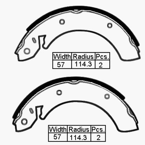 PROTEX SHOES FORD CAPRI MK2-MK3 R 74-