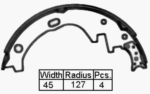 ASL B/S R NIS 720 UTE 81- 254 X 45MM