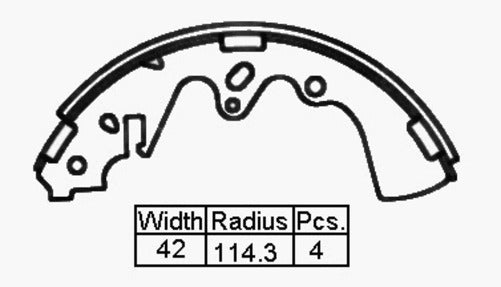 Brakeplus B/S R Maz 929 S/W 82- 228 X 42M