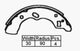 XP BRAKE SHOE MAZDA 180MM