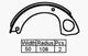 VETTO BRAKE SHOE HAND ISUZU FFR 03- 216 X 50MM