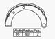 XP PARK BRAKE SHOES
