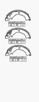NZBC BRAKE SHOES 180X35MM