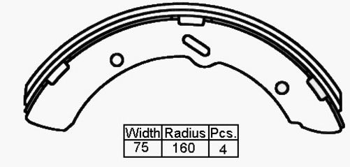 XP B/S F/R MIT CANTER 78- 320 X