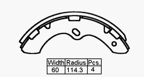 XP BRAKE SHOES